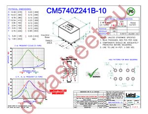 CM5740Z241B-10 datasheet  
